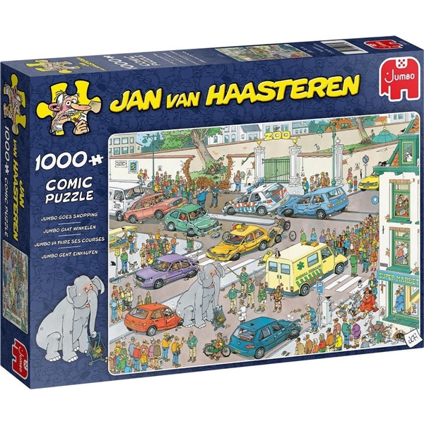 Puslespill 1000 Deler Jumbo Goes Shopping! (Bilde 1 av 2)