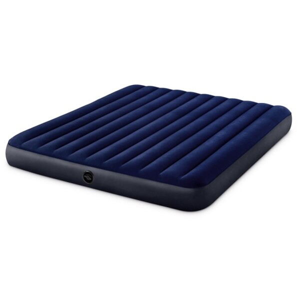 Intex Klassisk Downy Luftmadrass 183x203x25 cm (Bilde 1 av 4)