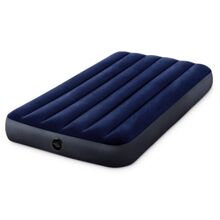 Intex Klassisk Downy Luftmadrass 99x191x25 cm