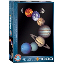 Puslespill 1000 Deler NASA The Solar System