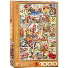 Puslespill 1000 Deler Flower Seed Catalog Covers