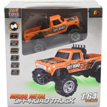 Zap Toys terrengbil i metall, oransje