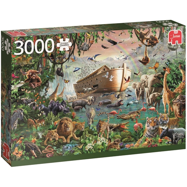 Puslespill 3000 Deler Noah's Ark