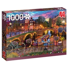 Puslespill 1000 Deler Amsterdam Canals