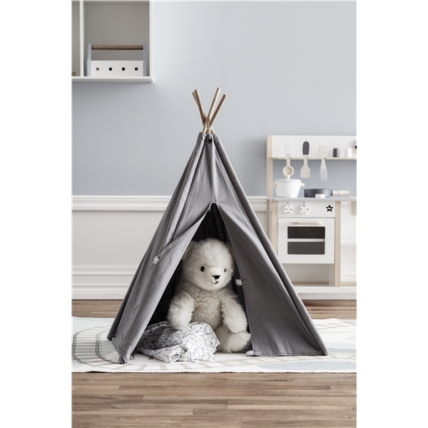 Kids Concept Mini Tipi Telt Grå (Bilde 3 av 3)