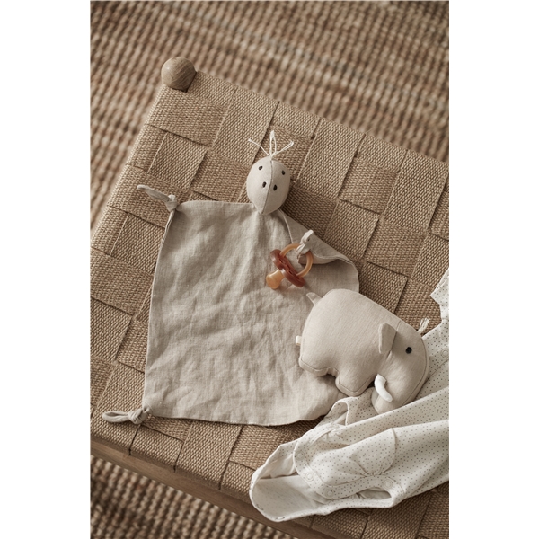 Kids Concept Sutteklut Dino Linne Beige (Bilde 3 av 5)