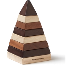 Kids Concept Plukketårn Pyramid Natur Neo