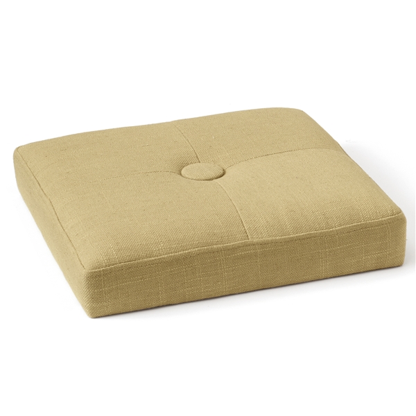 Kids Concept Sittepuff med Oppbevaring Gul/ Beige (Bilde 2 av 4)