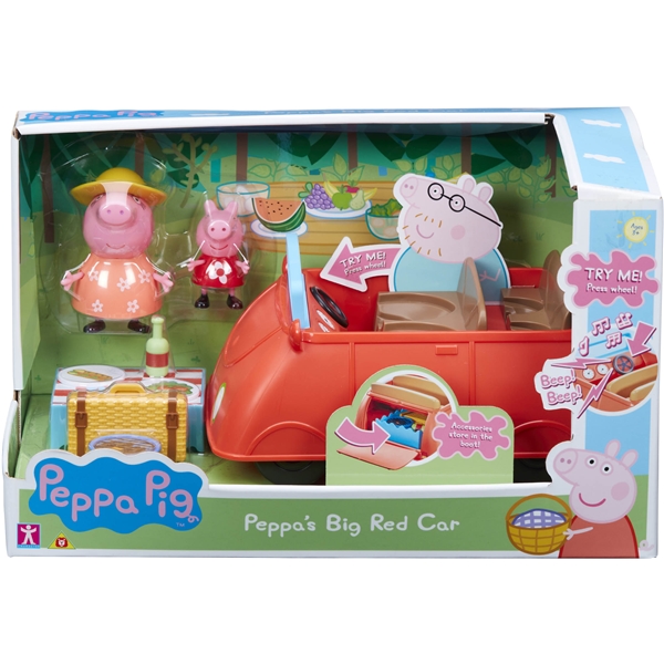 Peppa Gris Peppas Store Røde Bil (Bilde 4 av 5)