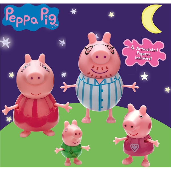 Peppa Gris Familjen Gris På tide å Sove (Bilde 3 av 3)