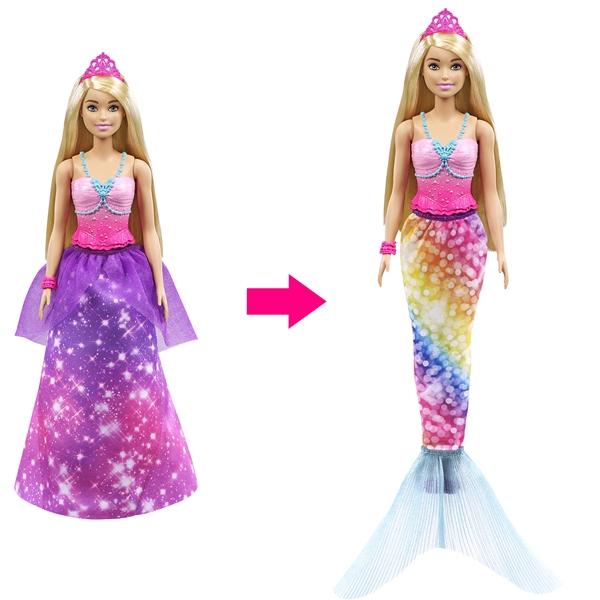 Barbie Dreamtopia 2-in-1 Doll Barbie (Bilde 1 av 4)