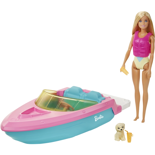 Barbie Doll & Boat (Bilde 1 av 7)
