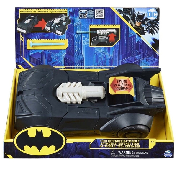 Batman Transforming Batmobile with 10 cm Figure (Bilde 1 av 5)
