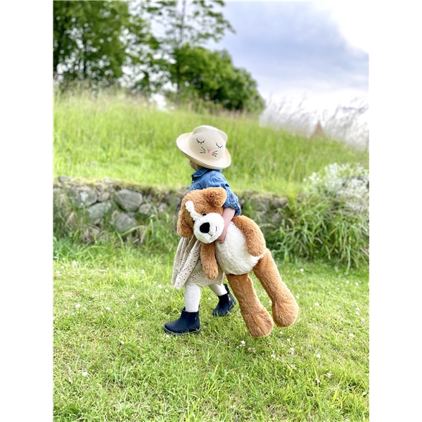 Teddykompaniet Hund, Brun 60 cm (Bilde 3 av 3)