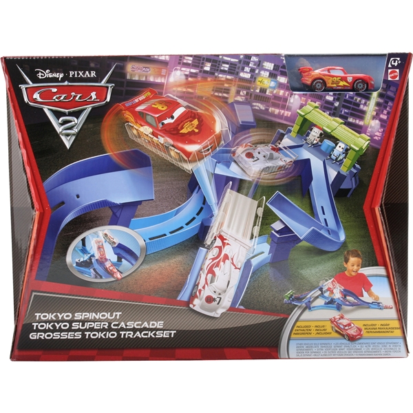 Cars 2 Tokyo Spinout Track - V3615 (Bilde 1 av 3)