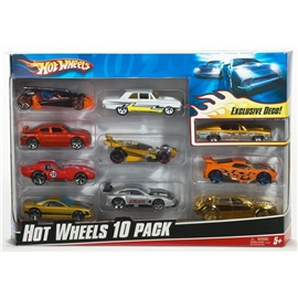 Hot Wheels Cars Giftpack 10 st/paket