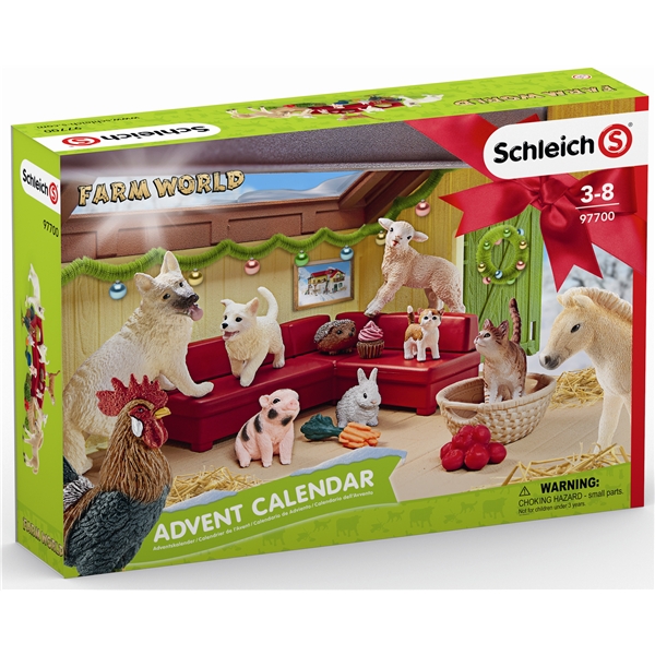 Schleich Adventskalender Jul på bondegården (Bilde 1 av 2)
