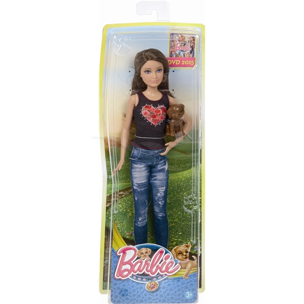 Barbie Fashionistas Doll & Pet - Summer (Bilde 2 av 5)