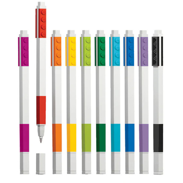 LEGO Iconic Gel Penner 10-pakning (Bilde 2 av 3)