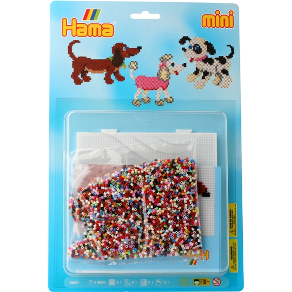 Hama Mini Perler 5604 - Hunder