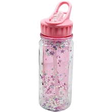Rosa - Glitterflaske