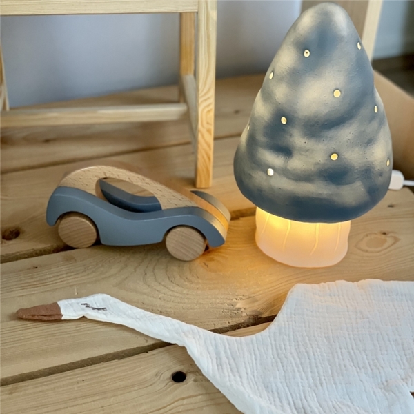 Lampe Svamp Liten Blå (Bilde 2 av 2)