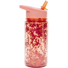 Vannflaske Glitter Aprikos