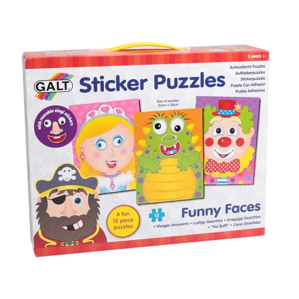 Funny Faces Sticker Puzzles (Bilde 1 av 6)