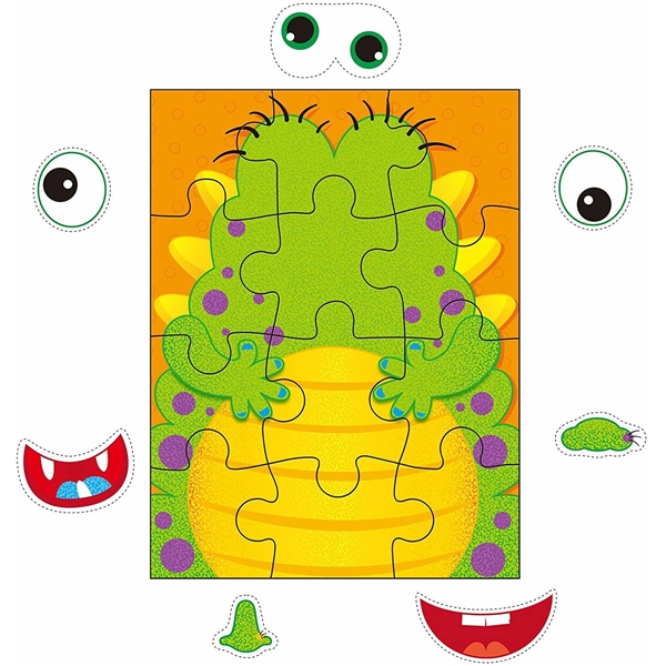 Funny Faces Sticker Puzzles (Bilde 6 av 6)
