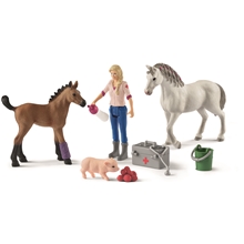 1 set - Schleich 42486 Veterinærbesøk