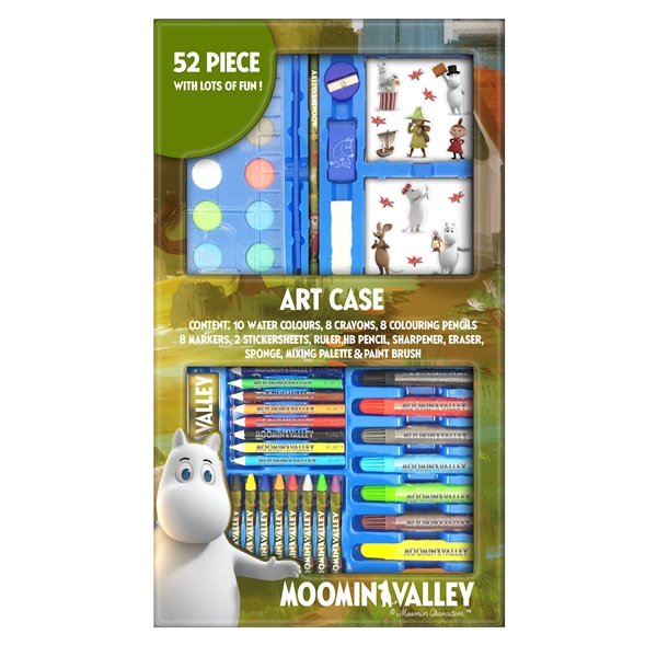 Moomin Art Case 52 Deler