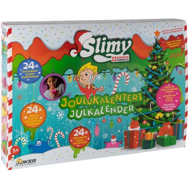 Slimete adventskalender (Bilde 1 av 4)