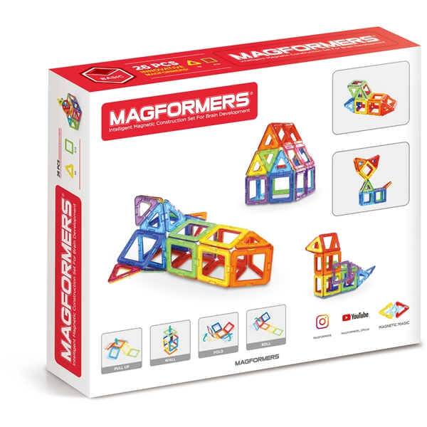 Magformers Byggesett 26 deler (Bilde 2 av 2)