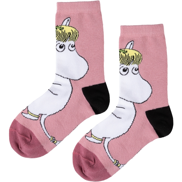 Mummitrollet Sokker Rosefrøken Rosa (Bilde 1 av 4)