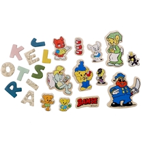 Bamse magnetiske bokstaver og figurer