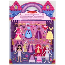 Gjenbrukbare Puffy Stickers Lekesett Princess