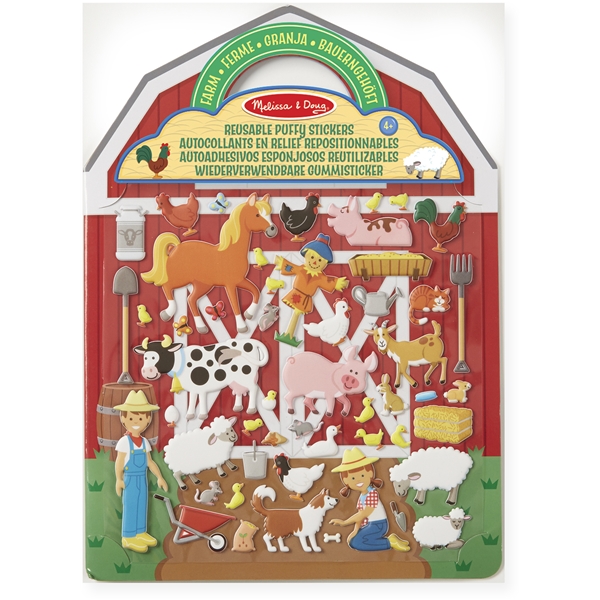 Reusable Puffy Stickers Playset Farm (Bilde 1 av 3)