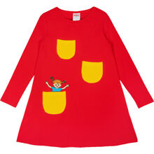 110 - Pippi Basic Kjole Rød
