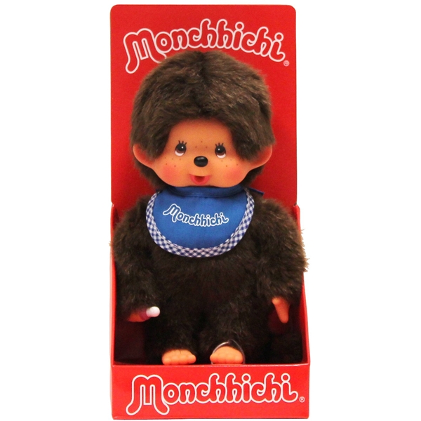 Monchhichi Gutt Blå Smekke (Bilde 2 av 2)