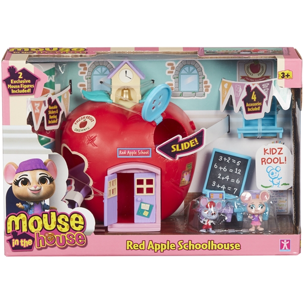 Mus i huset The Red Apple School Playset - Figurer - Mouse in the House ...