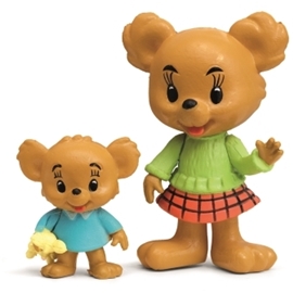 Bamse Figurset Brummelisa & Brumma