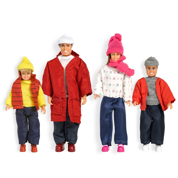 Lundby Småland Dukkefamilie Vinter (Bilde 1 av 2)