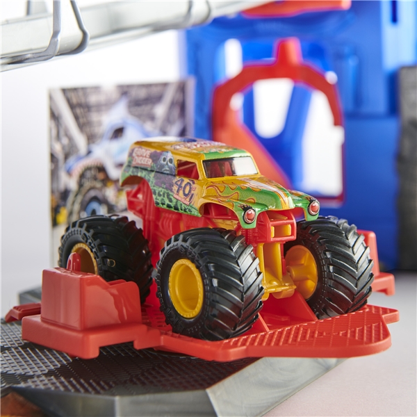 Monster Jam 1:64 Monster Garage w/1 excl. Truck (Bilde 3 av 8)