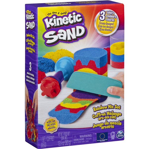 Kinetic Sand Rainbow Mix Set (Bilde 1 av 7)