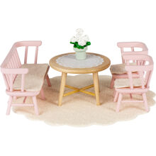 Lundby spisestuemøbler 4 stk