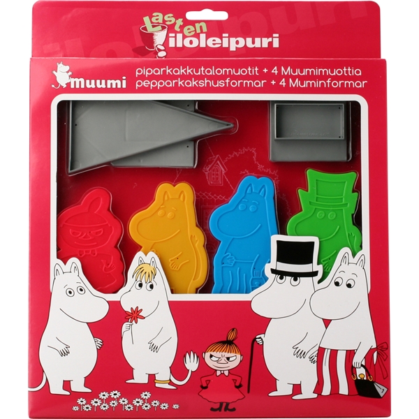 Mummi Pepperkakehusformer og 4 Mummiformer