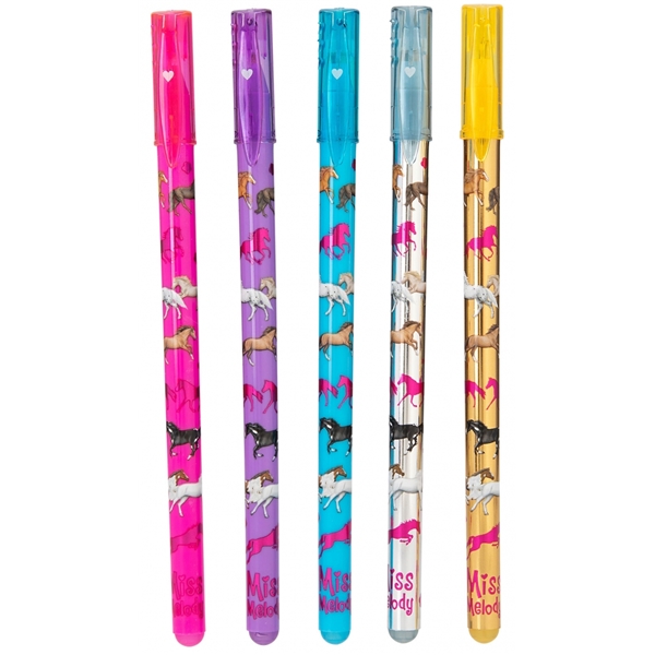 Miss Melody Glittergelepenner 5-pack (Bilde 2 av 3)