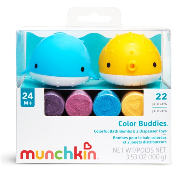 Munchkin Colour Buddies + 20-p Bath Bombs (Bilde 6 av 6)