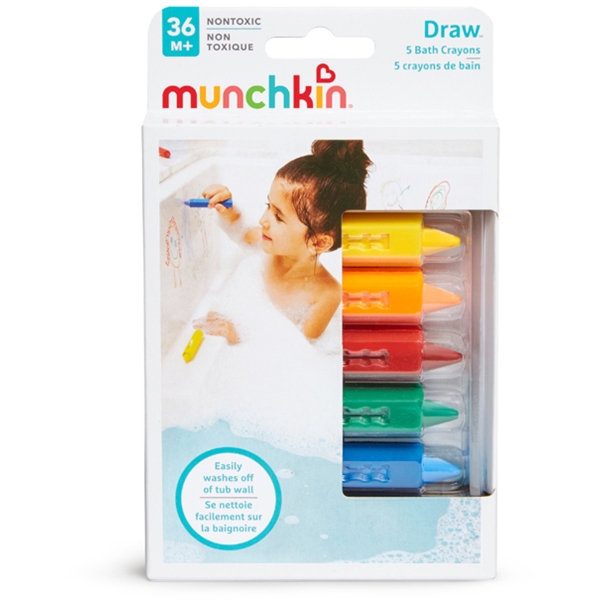 Munchkin Bath Time Crayons 5 stk (Bilde 4 av 4)