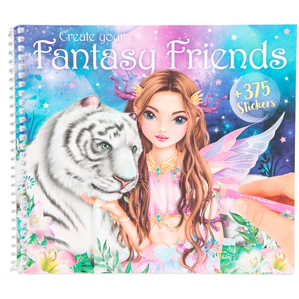 Fantasy Friend Designbok med Klistremerker (Bilde 1 av 3)